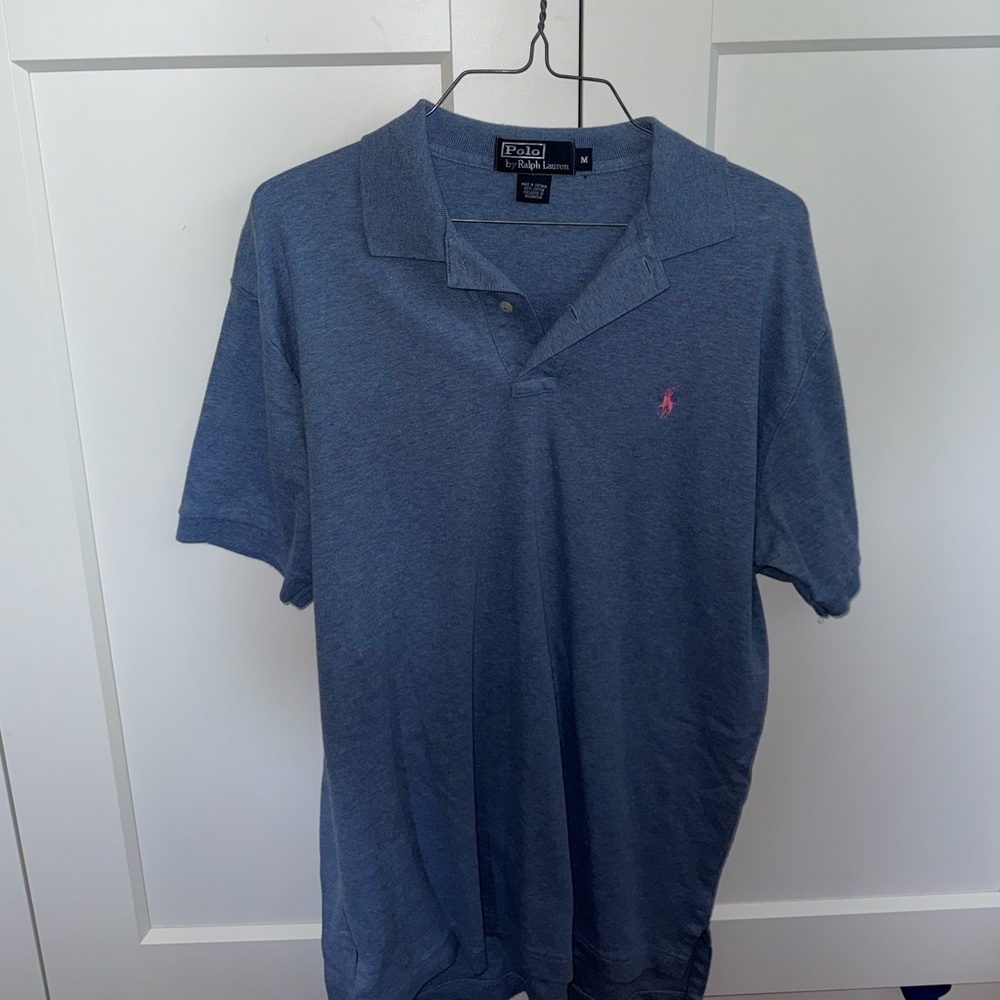 Polo by Ralph Lauren Men's Blue Polo Shirt